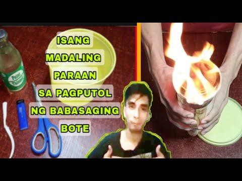 Video: Kung Paano I-cut Ang Isang Bote