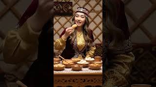 🇰🇿 ASMR | Бауырсак + Кумыс = ИДЕАЛЬНОЕ КОМБО! #КазахскаяЕда #ASMR #ASMRQazaqStyle