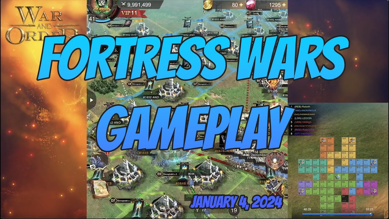War and Order - Fortress Wars Gameplay 2024 - YouTube