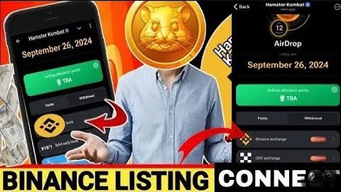 Hamster kombat wallet connect process | How to connect binance bybit okx | hamster withdrawal