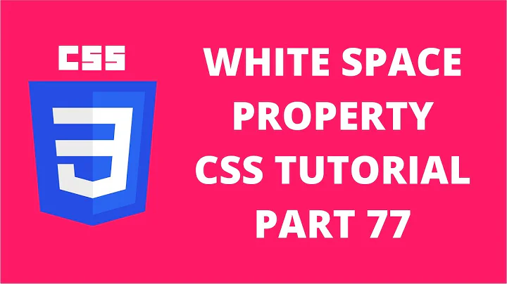 White Space Nowrap Property CSS | CSS Tutorial Part 77