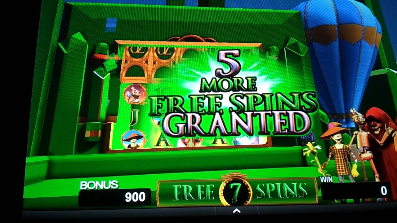 Free spin generator for wizard of oz