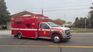 Kennewick Fire Department Reserve Medic 1824 Responding to a Med 4