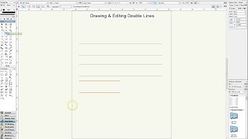 Drawing Double Lines in Vectorworks 2013