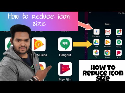 how to make app icons bigger or smaller  on android  (Hindi) // Dj NATH CREATION