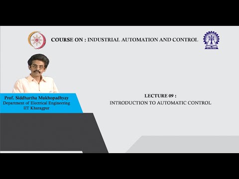 Lecture 9: Introduction to Automatic Control