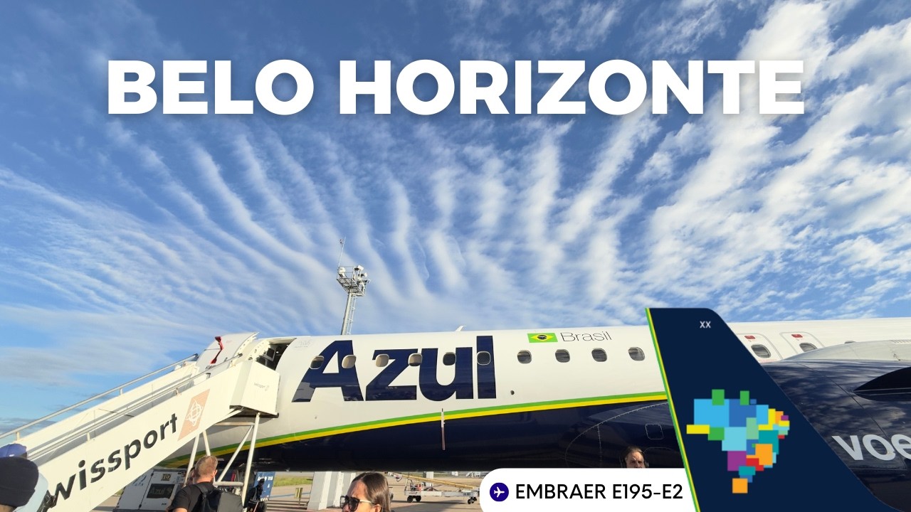 VOO FLORIANÓPOLIS ✈ BELO HORIZONTE NO EMBRAER 195 E2 DA AZUL