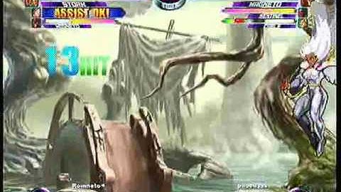 MvC2 Online (360): Brett (MSP) vs Phocus (Row) 5 .:1.5.10:.