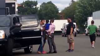 Kevin Hart at the filming of Central Intelligence (7/22/15)