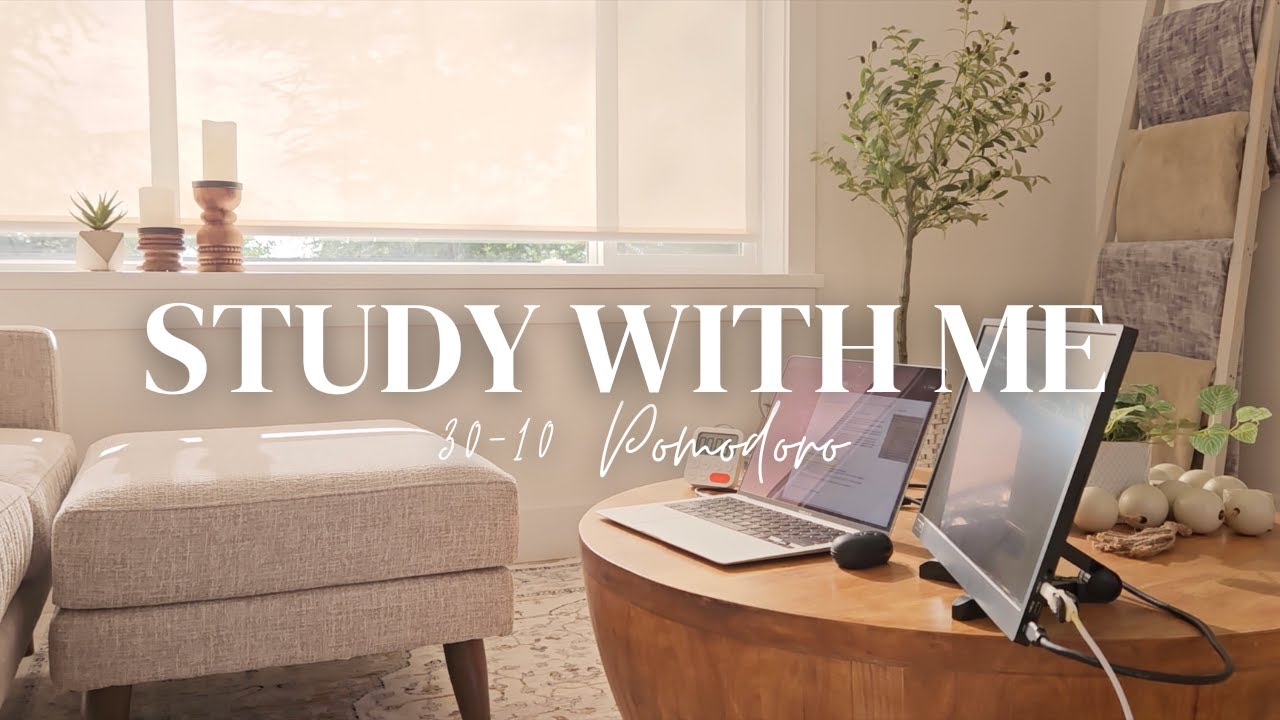 2 Hours Study With Me / Piano Music / Pomodoro - YouTube