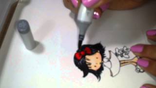 COPIC MARKERS coloring for beginners 2of2