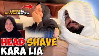 Mere Head Shave Per Zarnab Ka Shocking Reaction | Laraib Khalid | Zarnab Fatima | ZARAIB