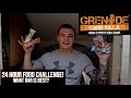 I ONLY ATE GRENADE PROTEIN BARS FOR 24 HOURS!