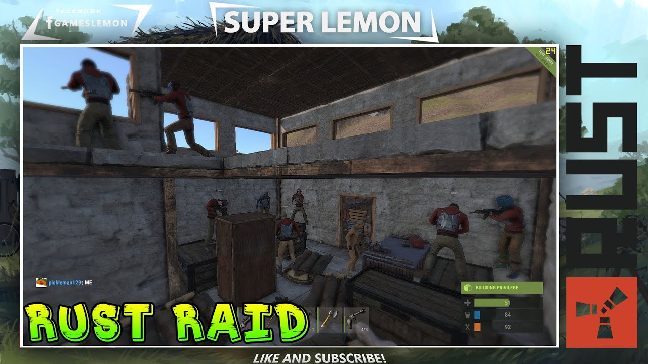 New Rust - Massive Raid On DTS Clan | Ft. Bulk Guns Ammo And Minerals ...