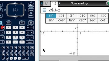 TI-Nspire CX: Graphing Trigonometric Functions