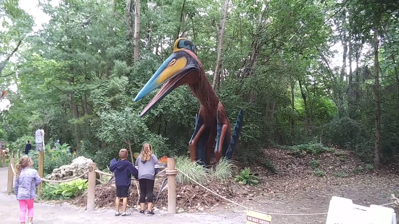 Detroit Zoo dinosaurs (1) YouTube