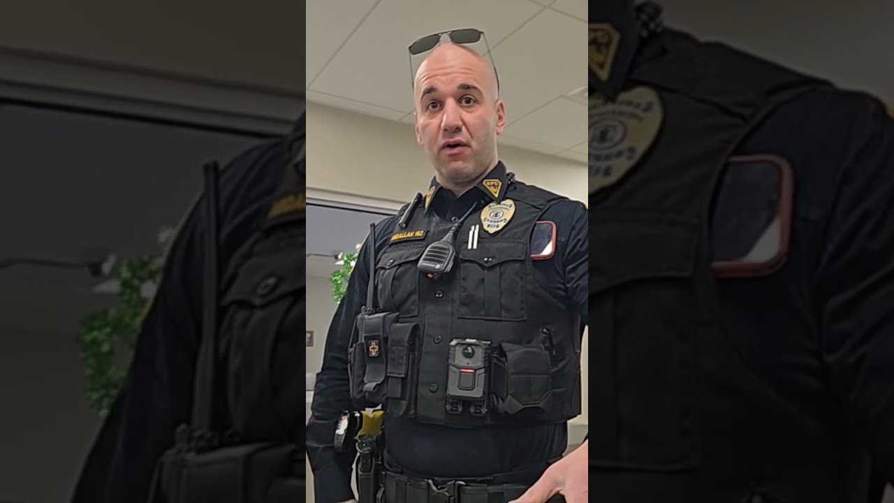 Ridgefield NJ Cop Tries To Intimidate Me Make A Video Complaint Instead Of Writing It On Paper 