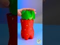 🍓 CUTEST Pencil Holder! It's a Strawberry! ✨🤩 #kids #fun
