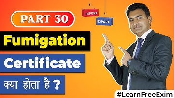 What is Fumigation Certificate...? Why its Necessary For international Shipment... | | #Fumigation