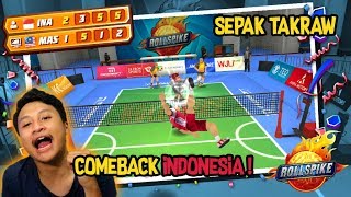 COMEBACK IS REAL! Indonesia vs Malaysia - Roll Spike Sepak Takraw screenshot 5