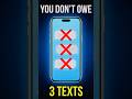 3 Texts You DON'T Owe Anyone (Stop Apologizing)