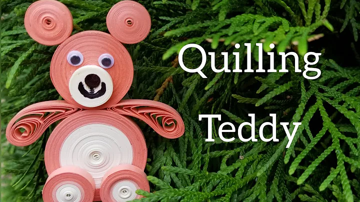 Easy Quilling Teddy | Quilling fridge Magnet | kid...