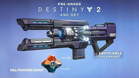 DESTINY 2 NEWS! Coldheart Exotic Weapon and Kill Tracker Ghost