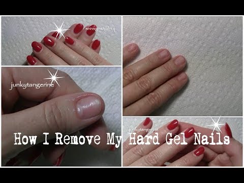 How I Remove My Hard Gel Nails