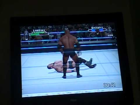 WWE Flash Back SmackDown Vs Raw 2007 Match BOBy la...