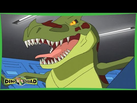 Esquadrão Dino 104 - Formação T-Rex | Cartoons de dinossauros para crianças