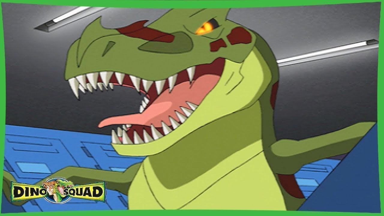 Esquadrão Dino 104 - Formação T-Rex | Cartoons de dinossauros para