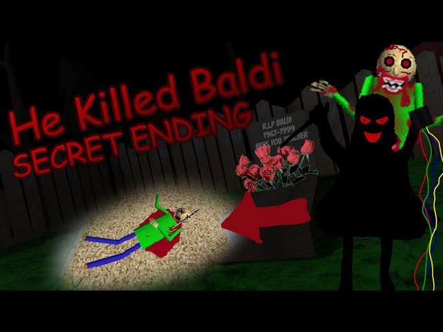Who killed Baldi?! 😈 | Baldi's Basics Trap Out Of Control (SECRET ENDING) class=