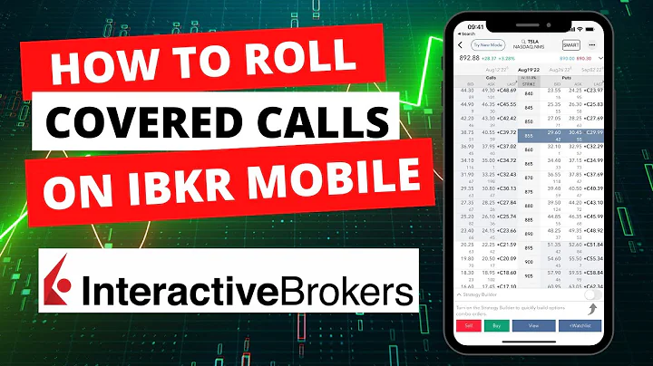 How To Roll Covered Call Options On The IBKR Mobile App [Live Trade]
