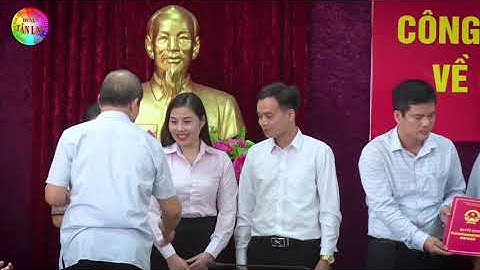 HỘI NGHỊ CÔNG BỐ CÁC QUYẾT ĐỊNH VỀ CÔNG TÁC CÁN BỘ