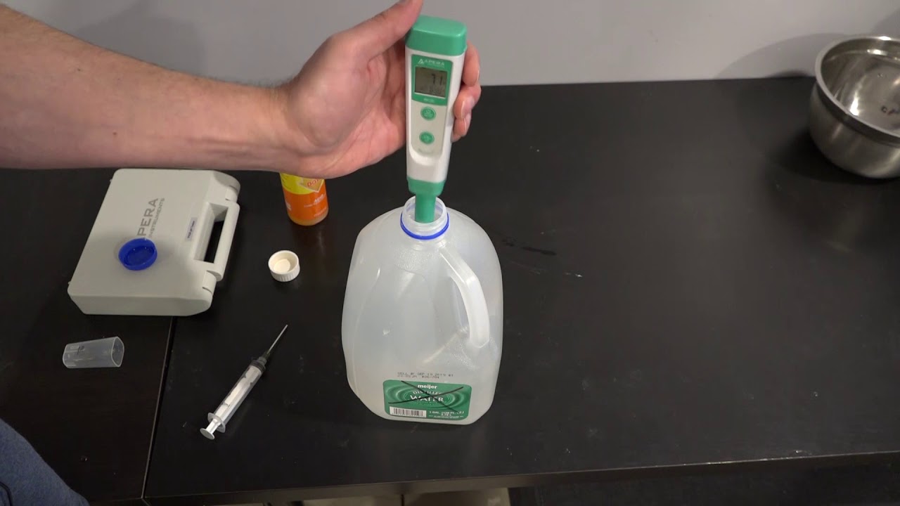 pH Water for Rockwool Cube Soaking