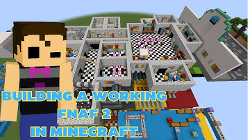 I Built a working FNaF 2 in Minecraft \\  Build + Gameplay // CuppaTeaExe Recreation