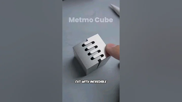 How MetMo Cube Is Made Using Wire EDM 🤔
