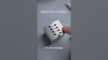 How MetMo Cube Is Made Using Wire EDM 🤔