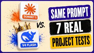 DeepSeek V4 Flash vs Claude Sonnet 5: 7 Real Coding Tests