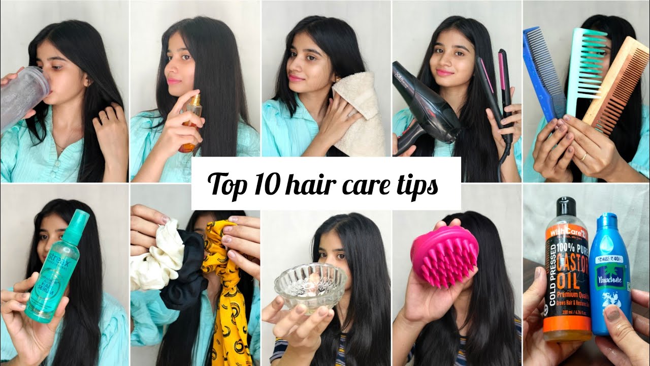 Top 10 HAIR CARE Tips - For Healthy, Long & Smooth Hair | How to grow ...