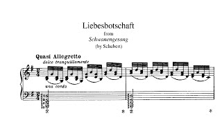 Schubert \ Liszt D. 957 "Liebesbotschaft"