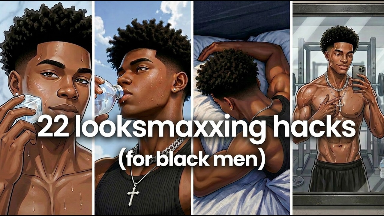22 Looksmaxxing HACKS Black Men MUST know