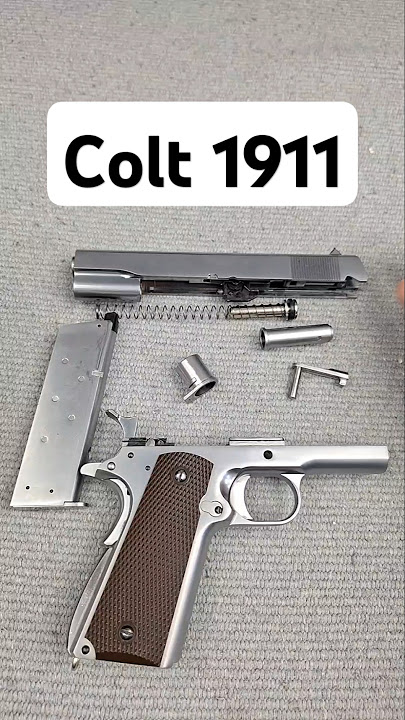 Assembling a Disassembled Colt 1911 Airsoft Pistol | Step-by-Step Rebuild #airsoft #cap