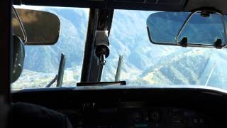 Landing at Lukla airport