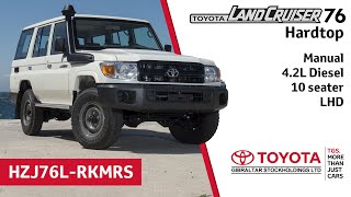 Land Cruiser 76 Hardtop - 4.2 Diesel - 10 seater - LHD