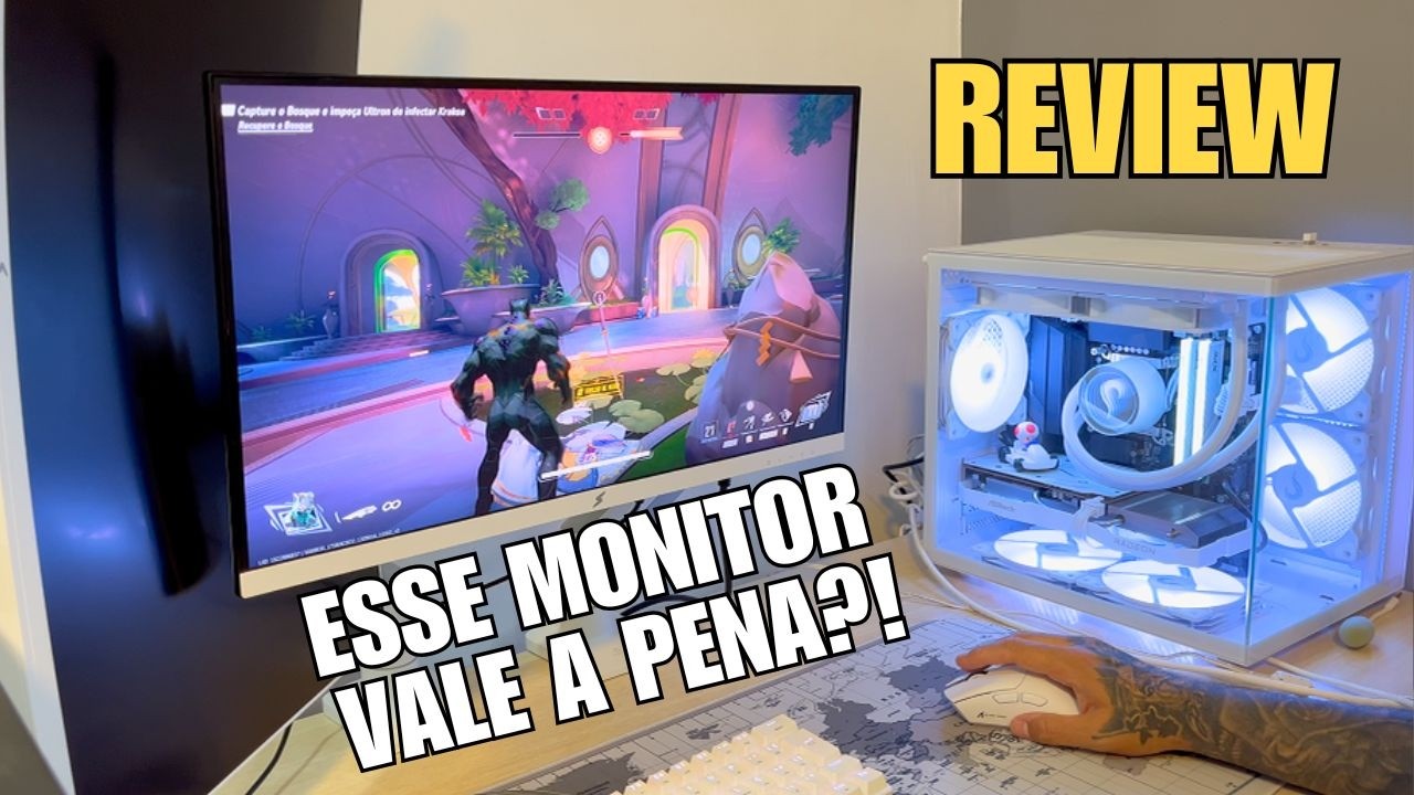 MONITOR GAMER SUPERFRAME 21,5" VIEW | REVIEW COMPLETO + TESTE EM JOGOS E XBOX
