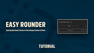 Easy Rounder for After Effects Tutorial