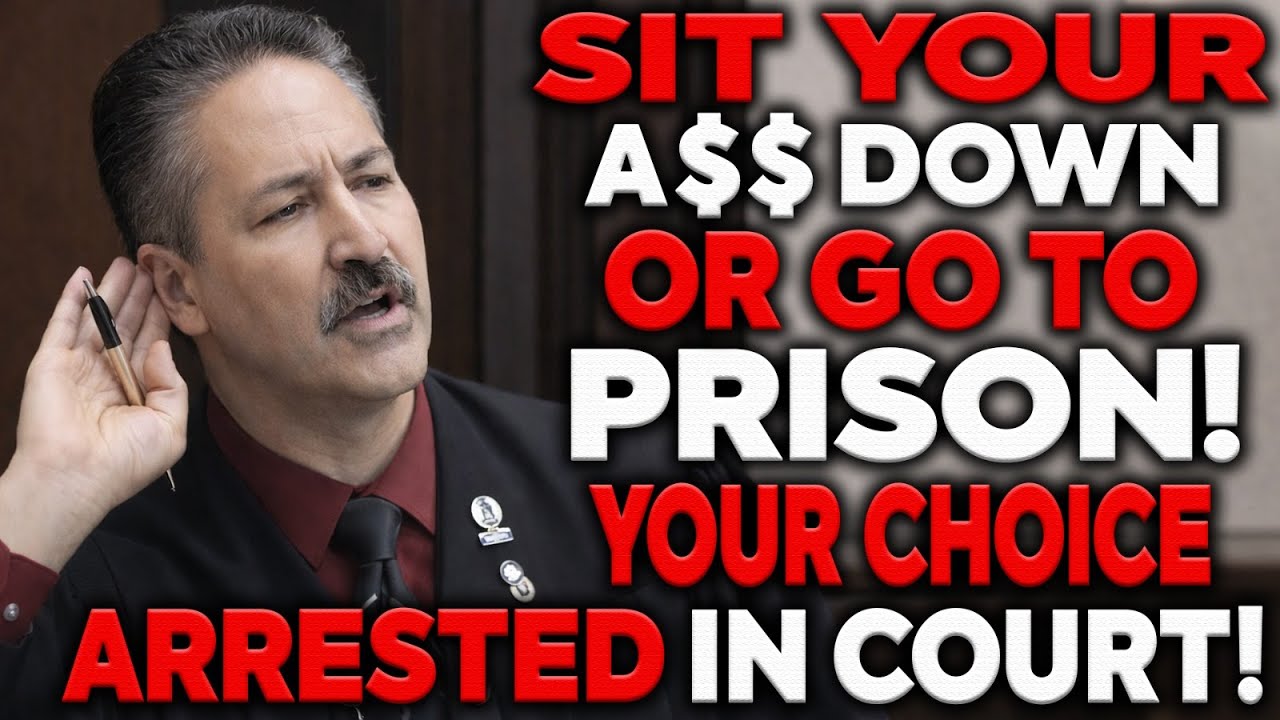 STRICT Judge OBLITERATES Sovereign Citizen — Orders His ARREST IN COURT! (Pro Se FAIL)