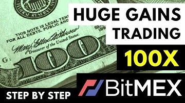 HOW TO MAKE HUGE GAINS ON BITMEX TRADING BITCOIN - UP TO 100x LEVERAGE! - Trading Series #2