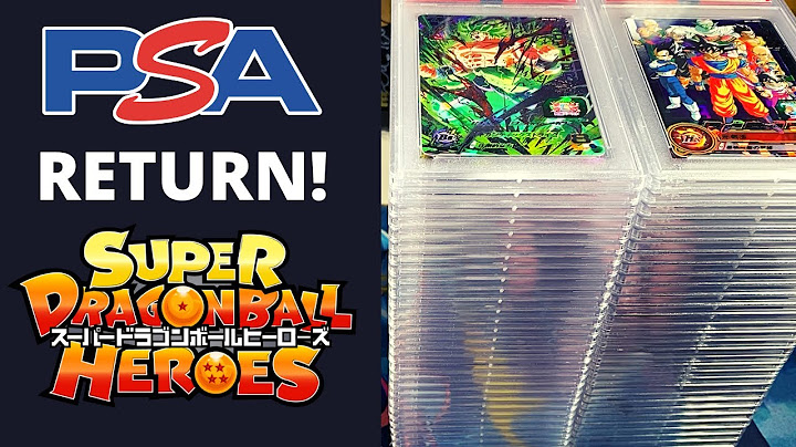 SO MANY PSA 10s! 🔥🔥🔥 Super Dragon Ball Heroes PSA Card Return